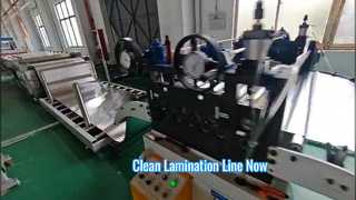 Reinigung der Laminierproduktionslinie