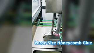 Klebemaschine zur Herstellung von Aluminiumwabenplatten