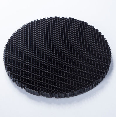 Durchmesser 20 - 120 mm Schwarzer Aluminium-Honeyblock-Gitterkern für LED-Anti-Glanz
