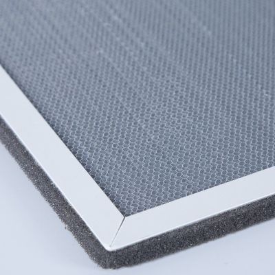 Aluminium-Honigmuschelfilter Honigmuschelkern-Fotokatalysatorfilter mit Seitenlänge 2 mm