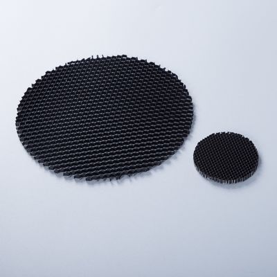 Mikroporöses 50 mm schwarzes Lovuer Aluminium Honighals-Kernmaterial