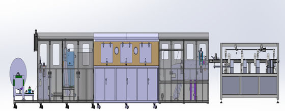 Vollautomatische, vollständig geschlossene Stapel-Klebmaschine für den Honigstockkern der ALU